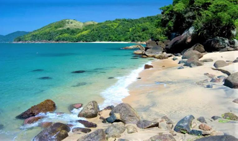 Apartamento 2 Novissimo E Bem Localizado - Ubatuba-Sp Exteriör bild